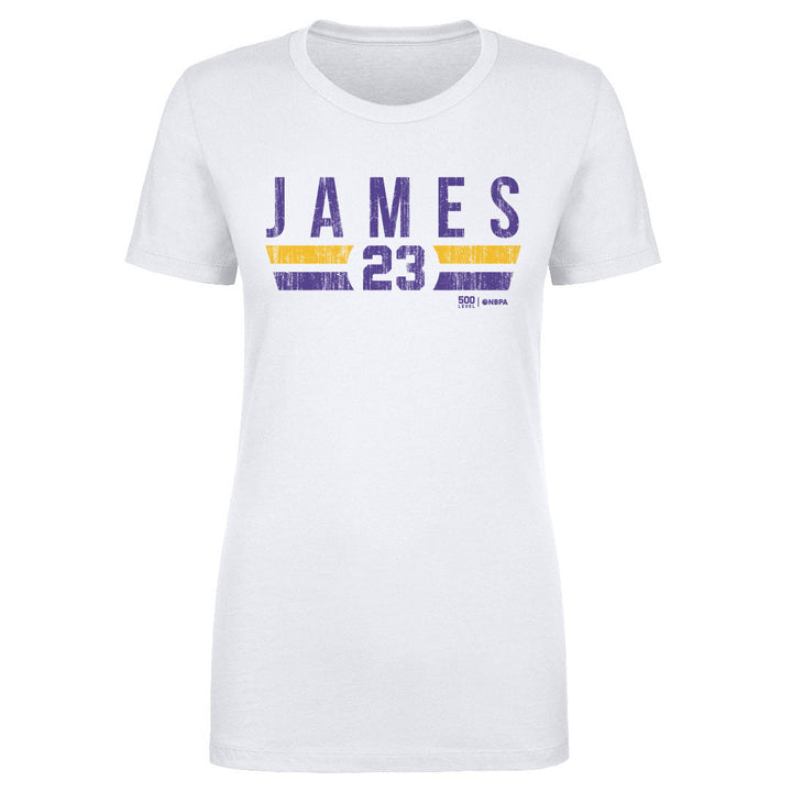 LeBron James Los Angeles Lakers Font - Lakers Store