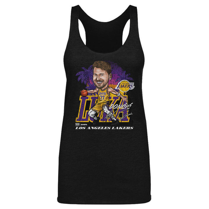 Luka Doncic Los Angeles Lakers City Cartoon WHT