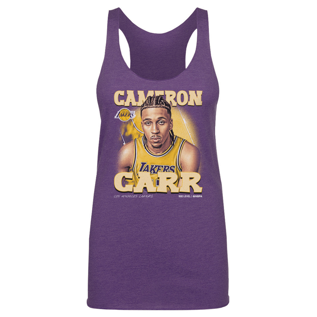 Cameron Carr Los Angeles Lakers Airbrush WHT