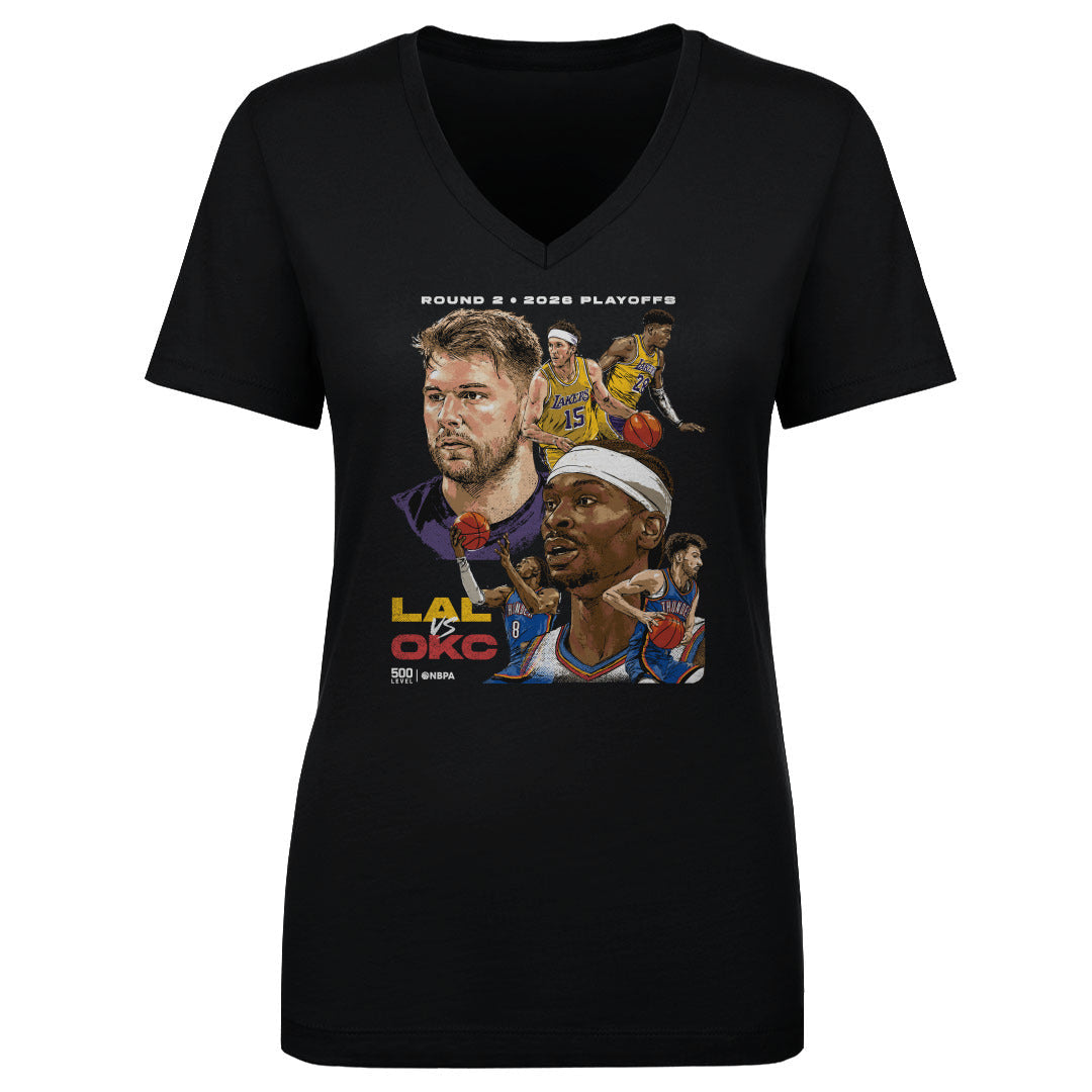 2026 NBA Playoffs Los Angeles Lakers Vs. Oklahoma City Thunder WHT - Lakers Store