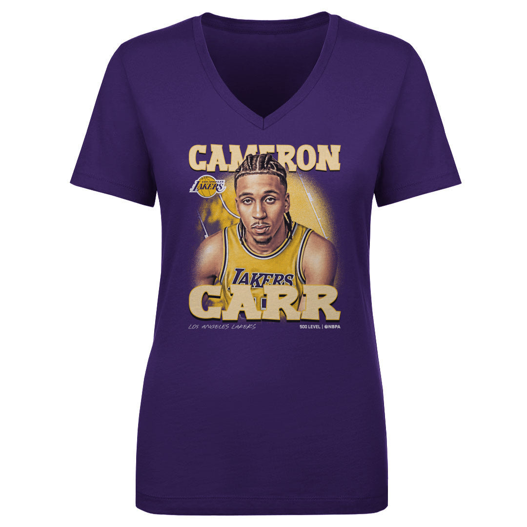 Cameron Carr Los Angeles Lakers Airbrush WHT