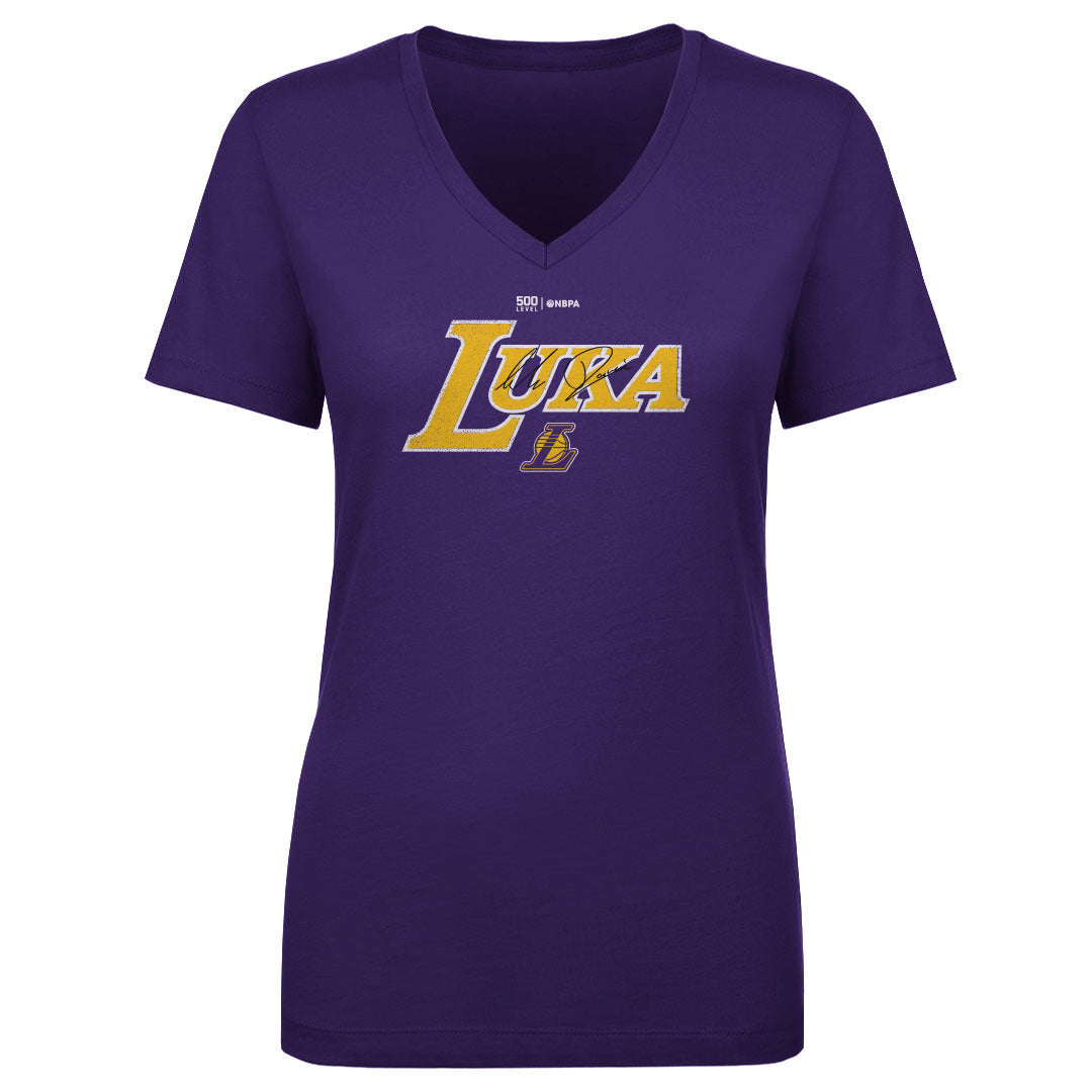 Luka Doncic Los Angeles Lakers Team Font WHT