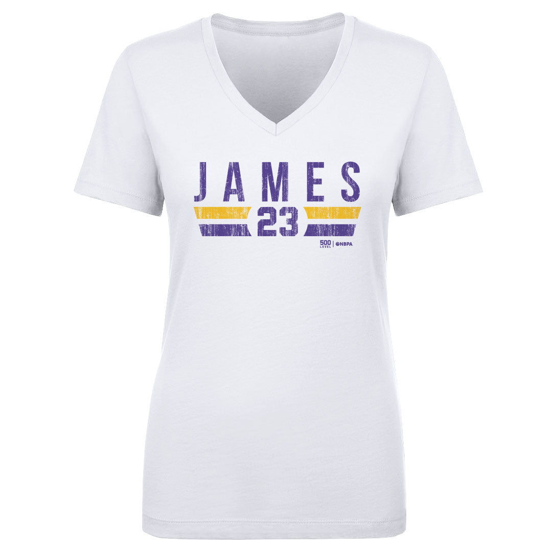 LeBron James Los Angeles Lakers Font - Lakers Store