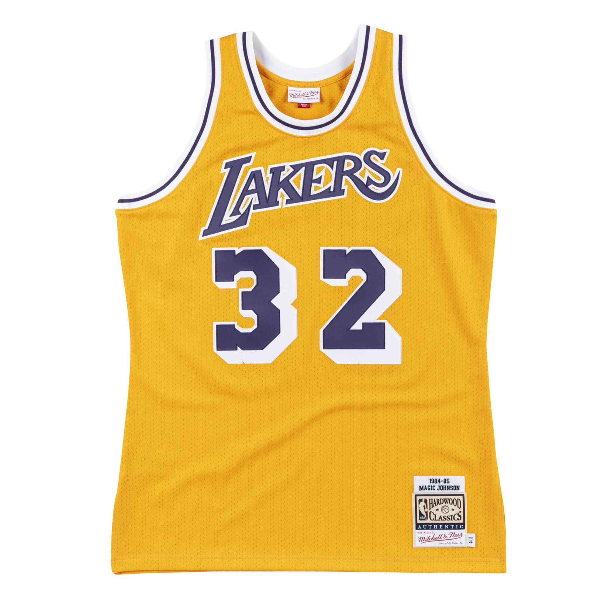 Mitchell Ness Los Angeles Lakers Magic Johnson 1984 85 Home Swingman Jersey