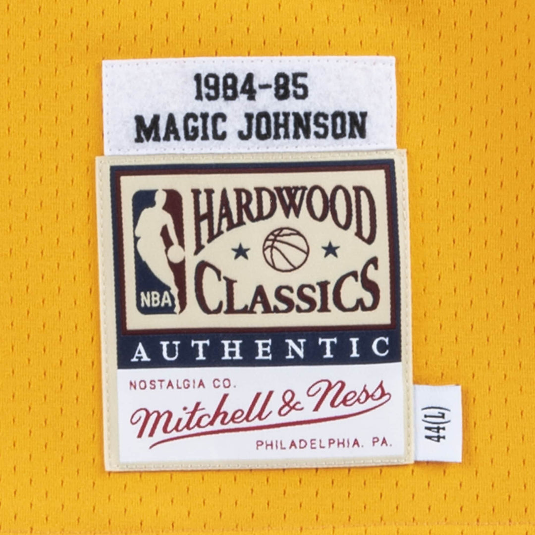 Lakers 84 Johnson Home Jersey