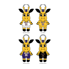 Lakers Blind Blush Plush Keychain