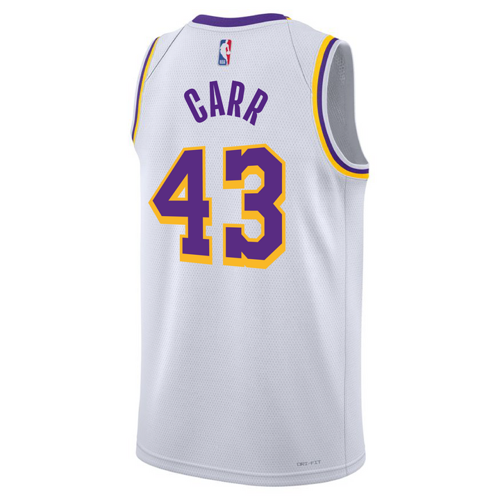 Lakers 26 Carr Association Swingman Jersey