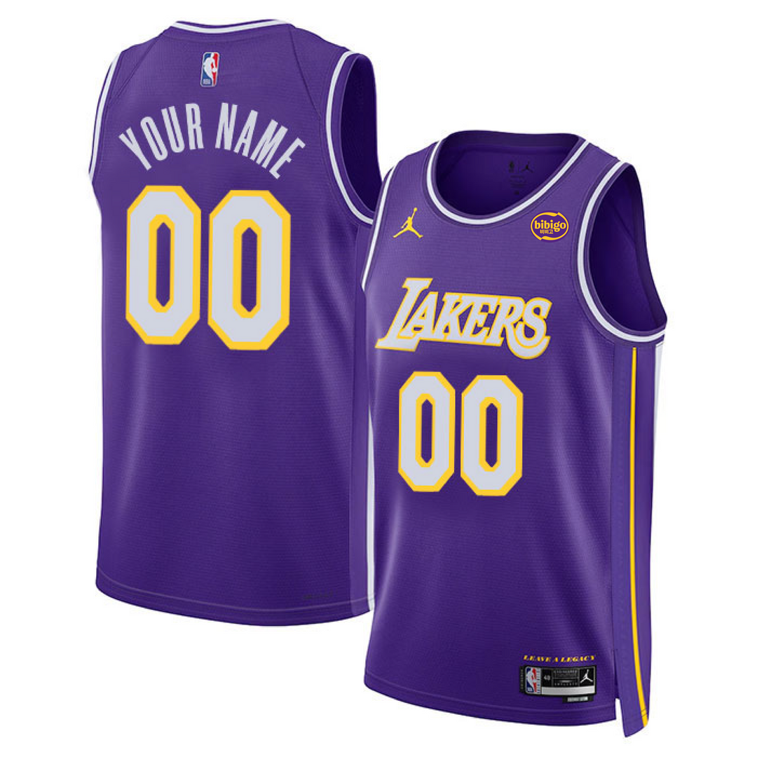 Lakers Custom Statement Swingman Jersey - Lakers Store