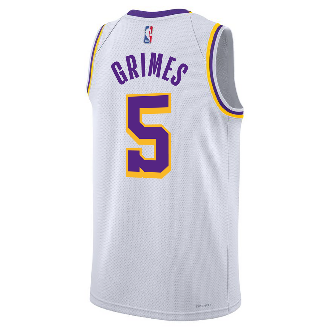 Lakers 26 Grimes Association Swingman Jersey