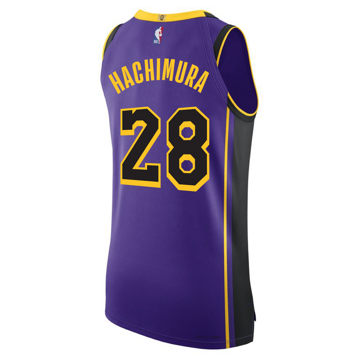 Lakers Hachimura Statement Authentic Jersey