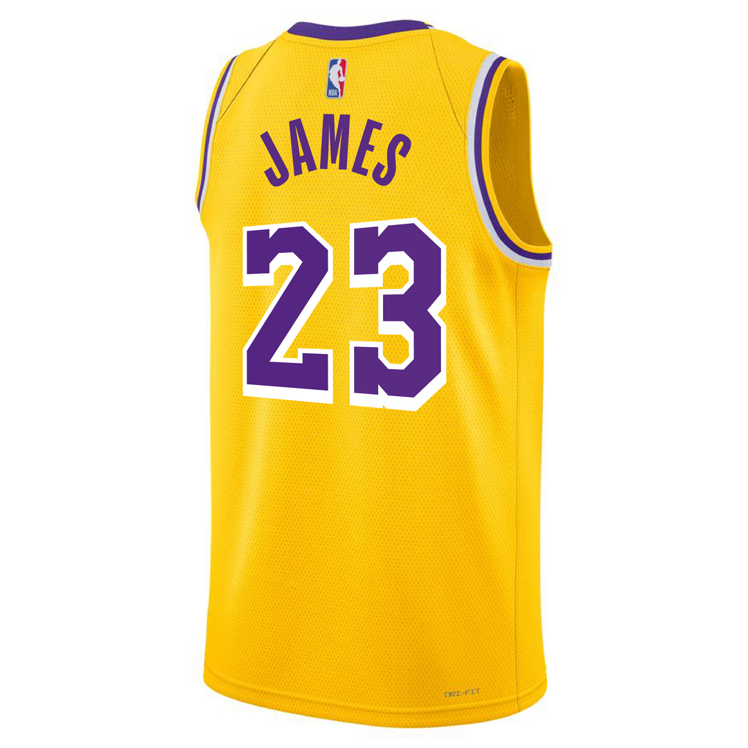 Los Angeles Lakers LeBron James #23 Icon Swingman Jersey – Lakers Store