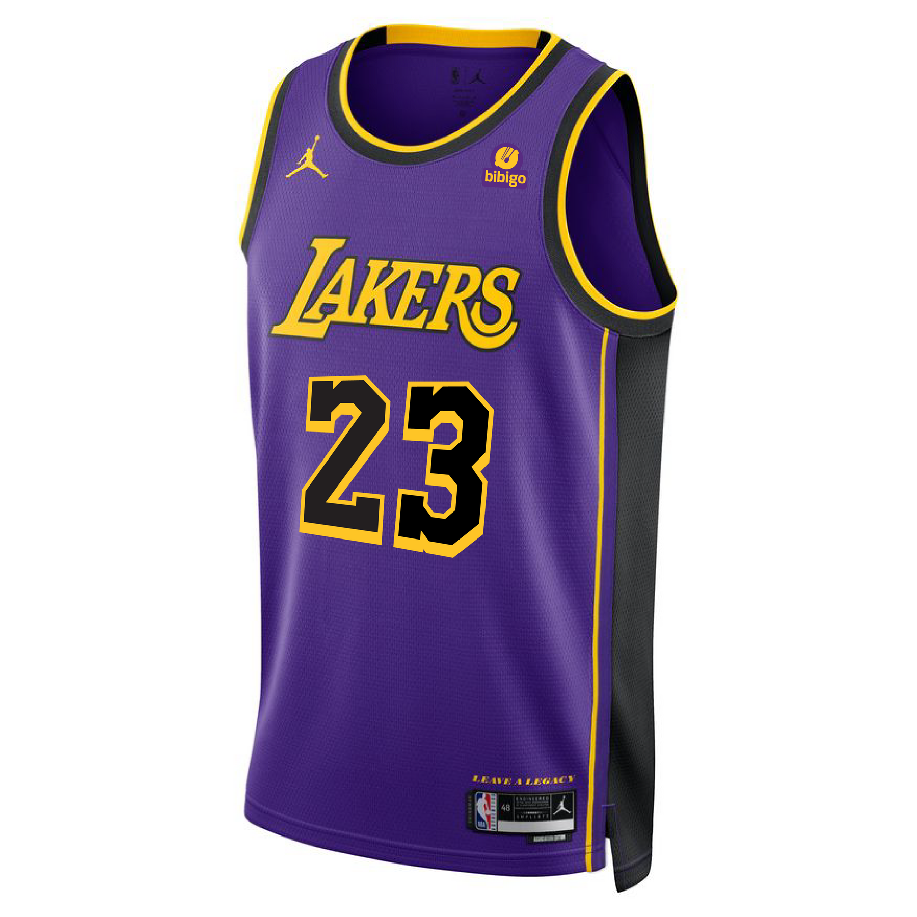 Unisex Jordan Brand LeBron James Purple Los Angeles Lakers Swingman Jersey - Statement Edition Size: Small