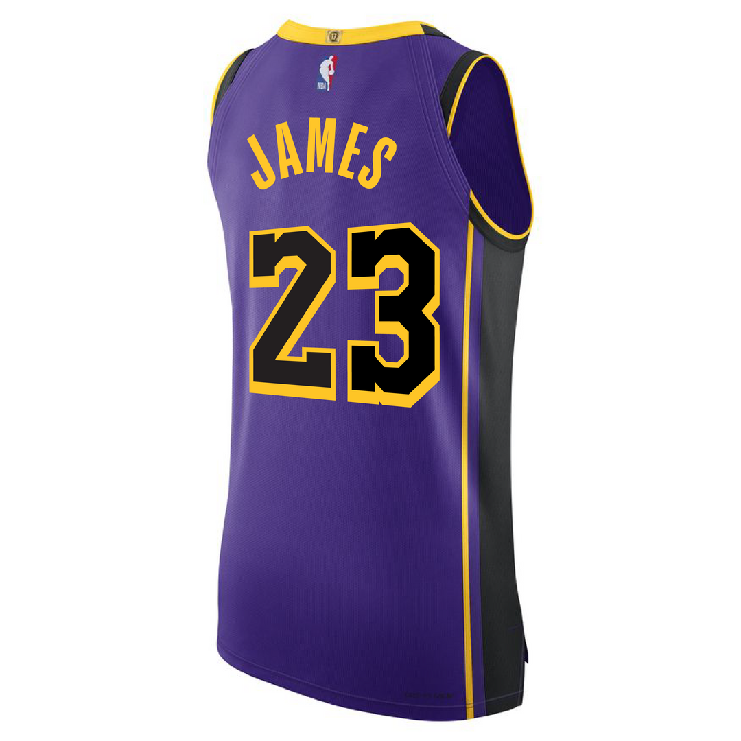 Los Angeles Lakers LeBron James #23 Statement Authentic Jersey – Lakers ...