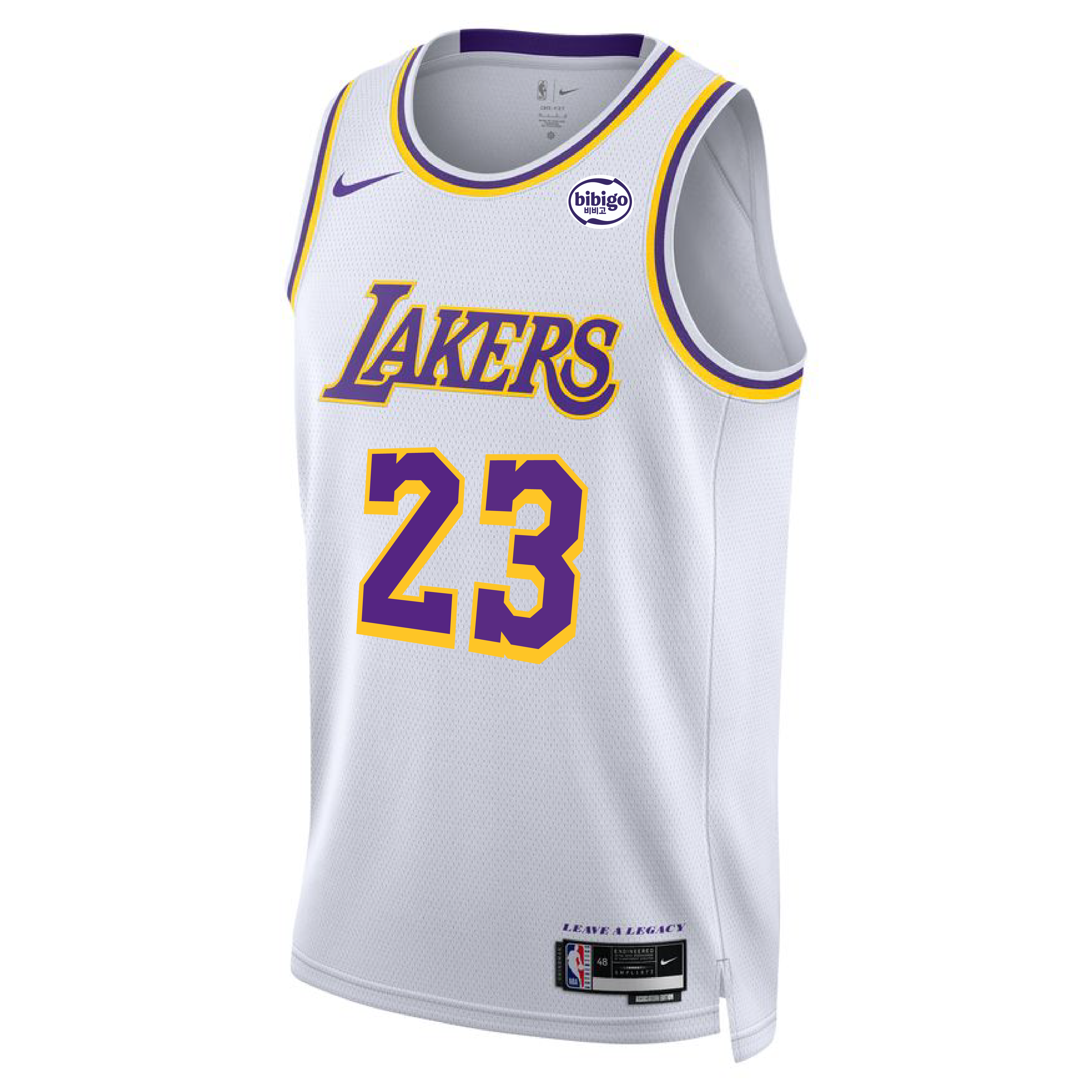 Los Angeles Lakers LeBron James #23 Association Swingman Jersey ...