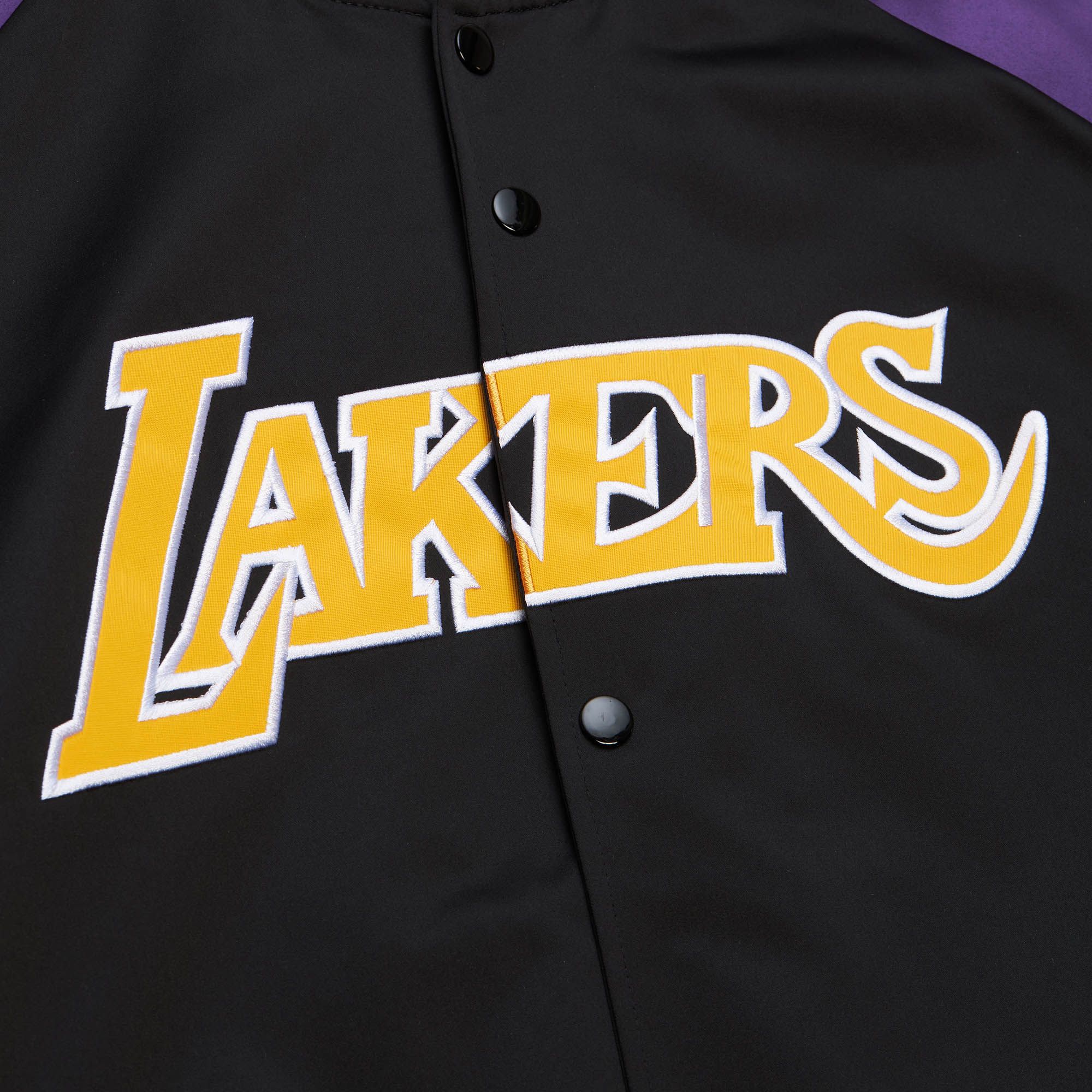 Lakers Lightweight Satin Jacket Magic Johnson – Lakers Store