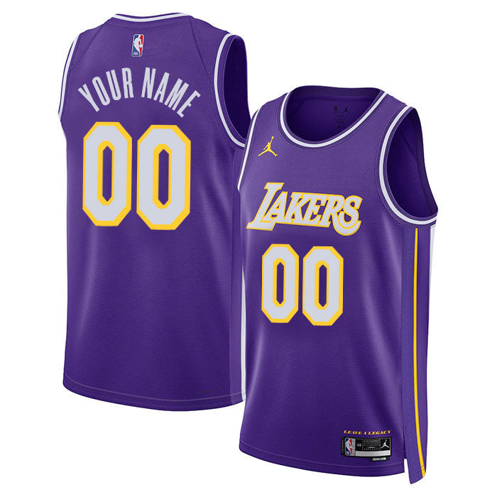 Lakers Custom Statement Swingman Jersey XL