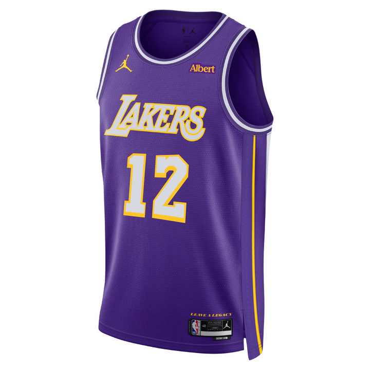 Lakers 26 LaRavia Statement Swingman Jersey