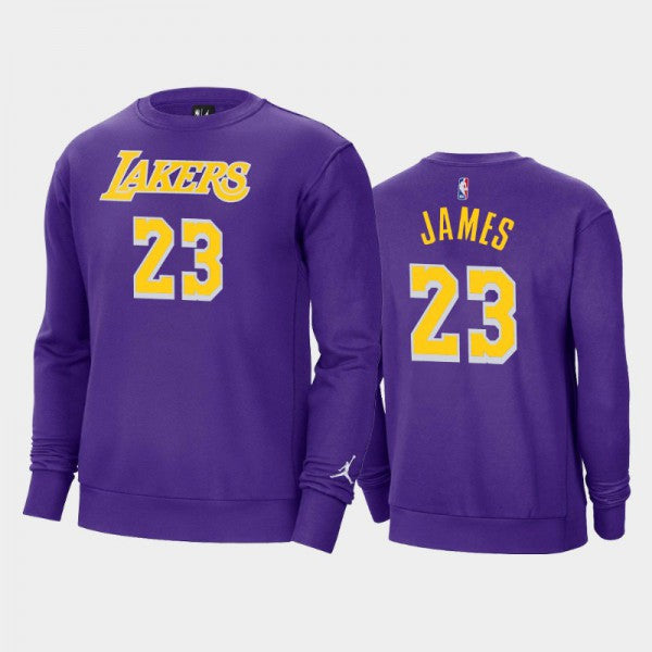 Los Angeles Lakers James Statement PO Crew Fleece