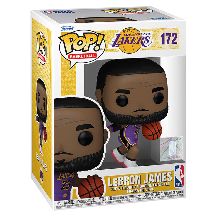 LAKERS JAMES 23 PURPLE FUNKO POP