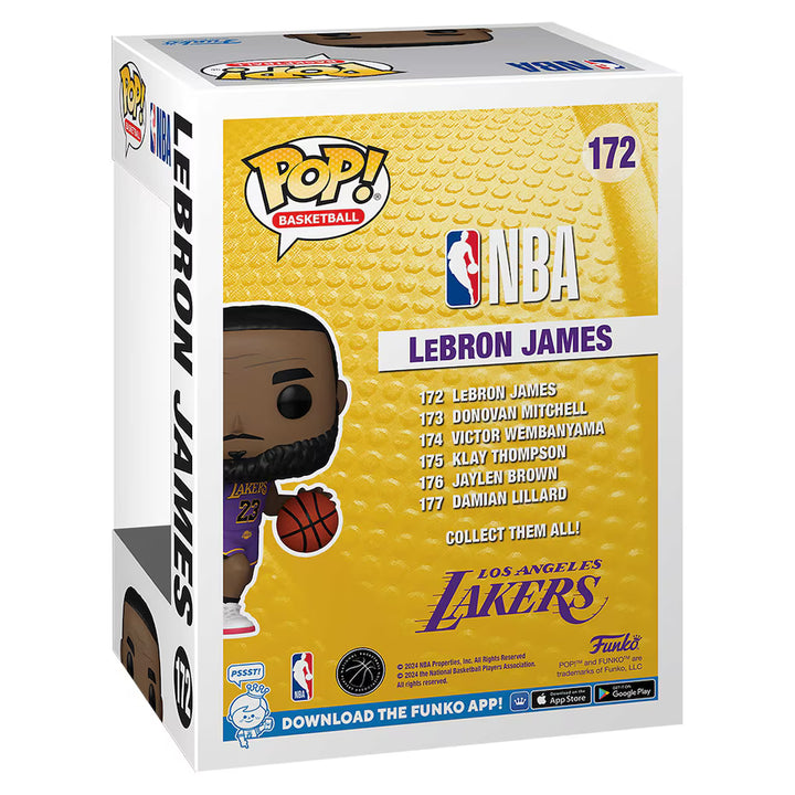 LAKERS JAMES 23 PURPLE FUNKO POP