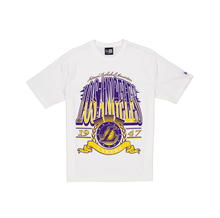 Lakers Spirit Class SS White Tee