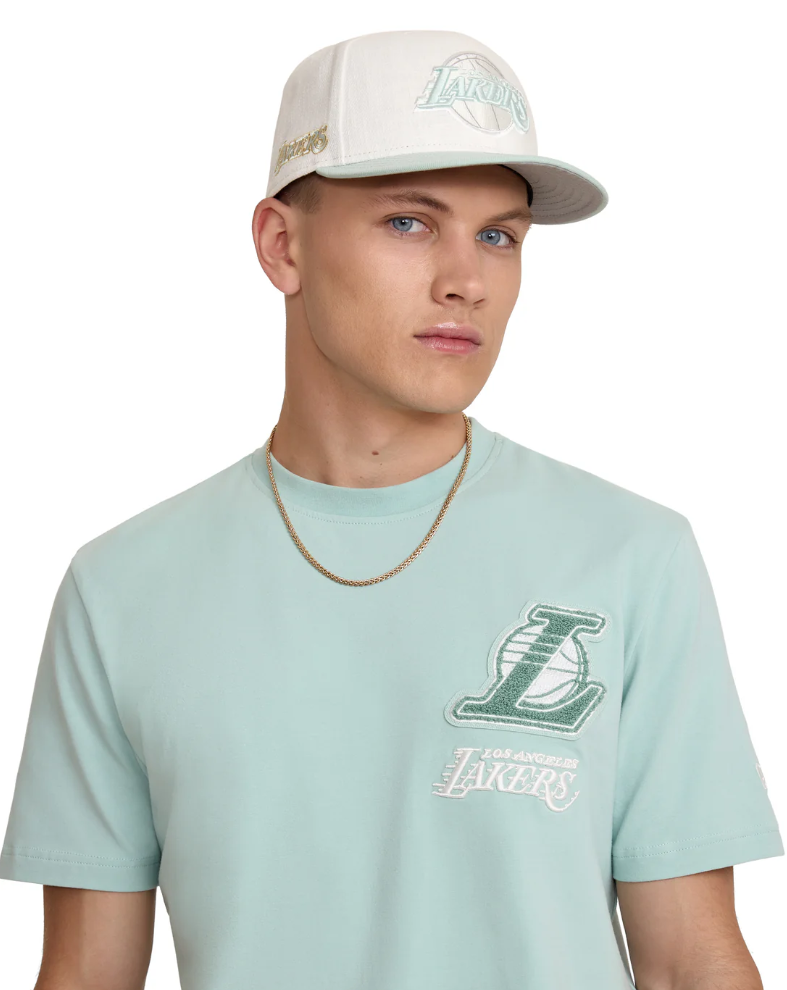 Lakers Logo Select Mint SS Tee