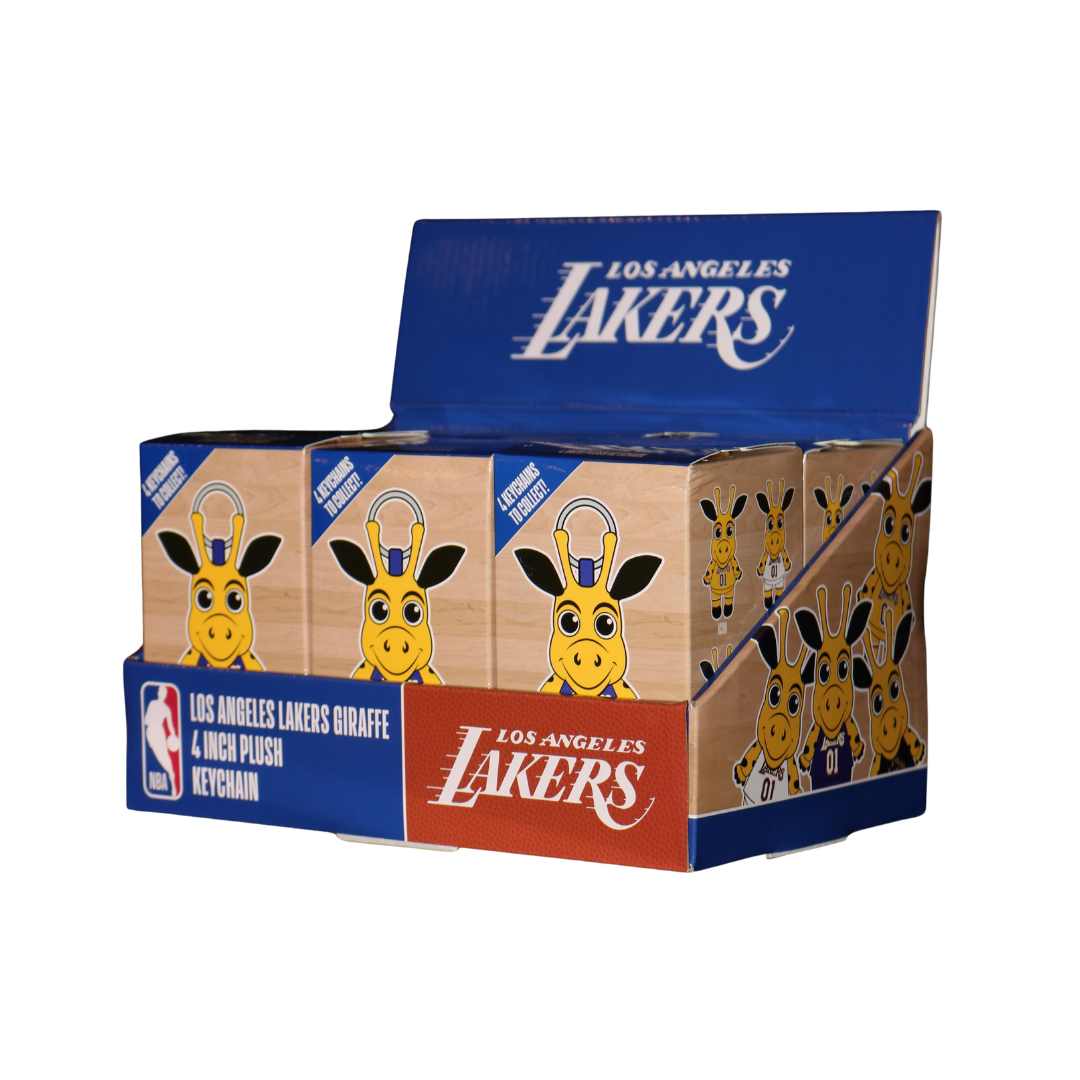Lakers Blind Blush Plush Keychain