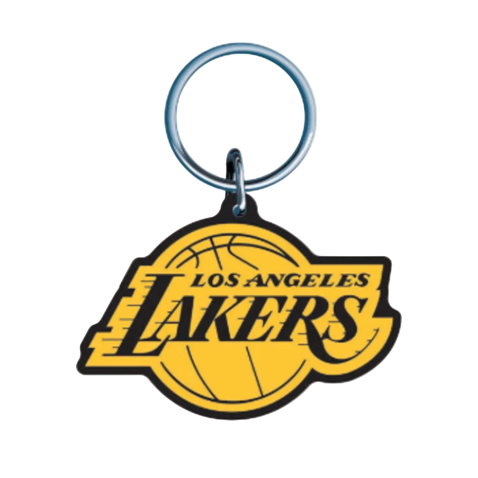 Lakers Primary Logo Acrylic B+G Keychain - Lakers Store