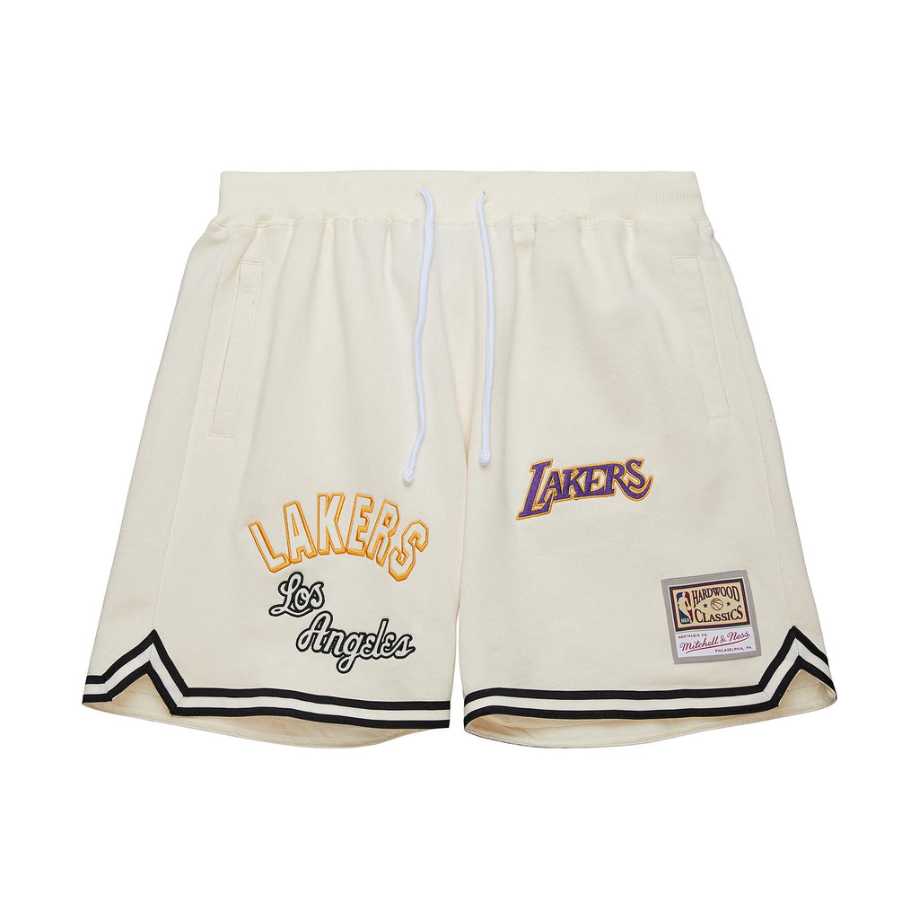 Lakers Dune Cream Fashion Shorts Lakers Store