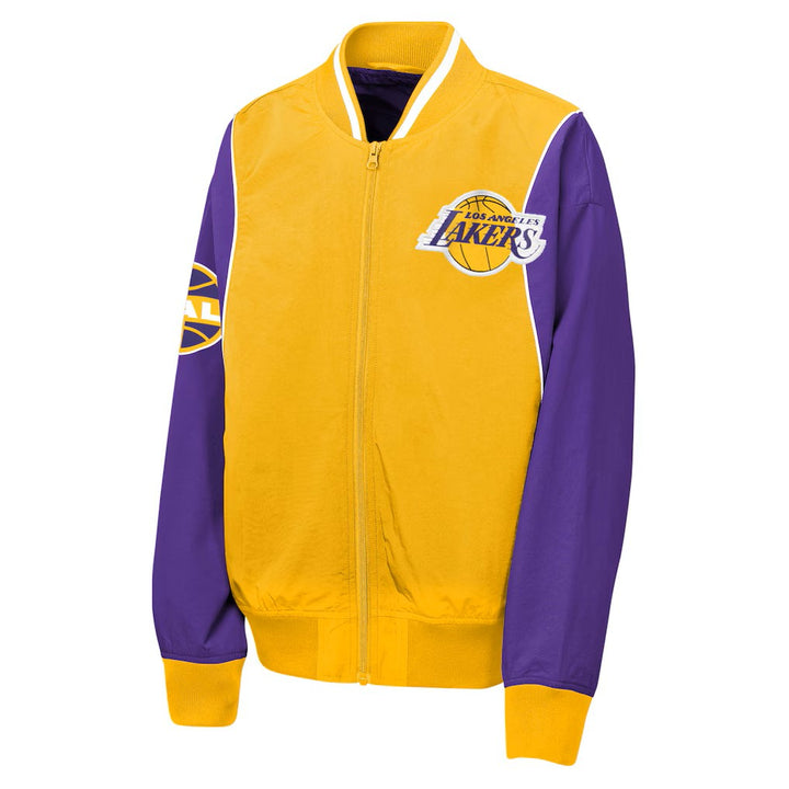 Lakers Kids 2 Point Full Zip Wind Breaker