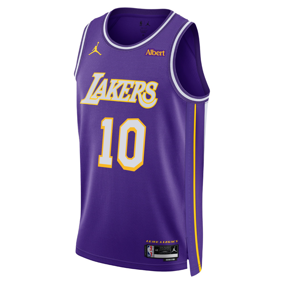 Lakers 26 Sexton Statement Swingman Jersey