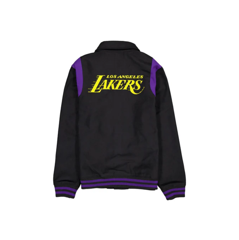 Lakers Letterman Button Up Jacket