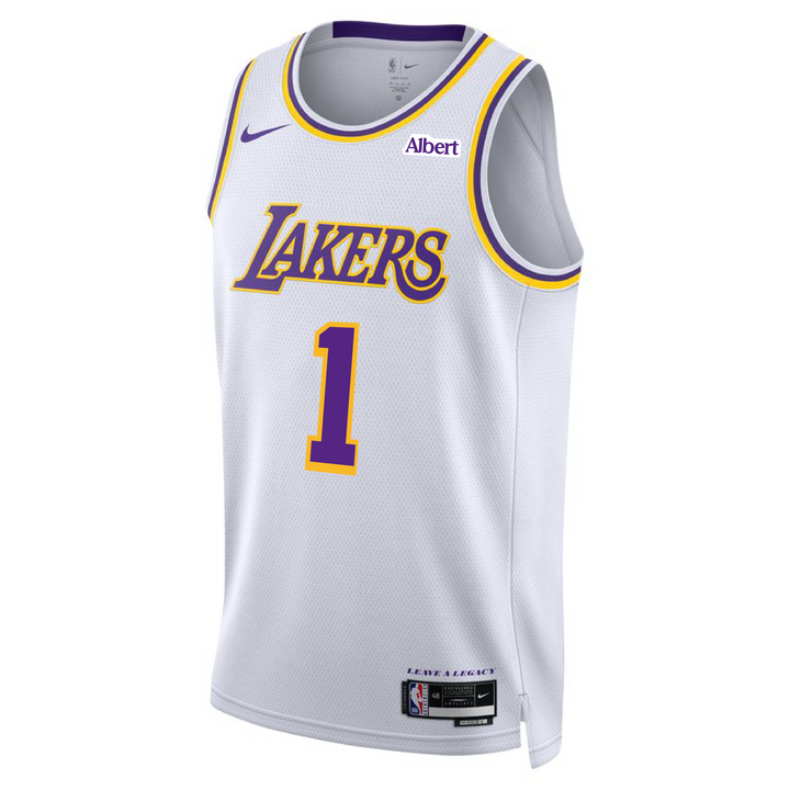 Lakers 26 Thiero Association Swingman Jersey