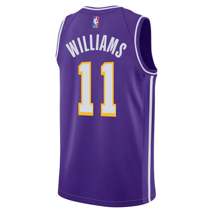 Lakers 26 Williams Statement Swingman Jersey