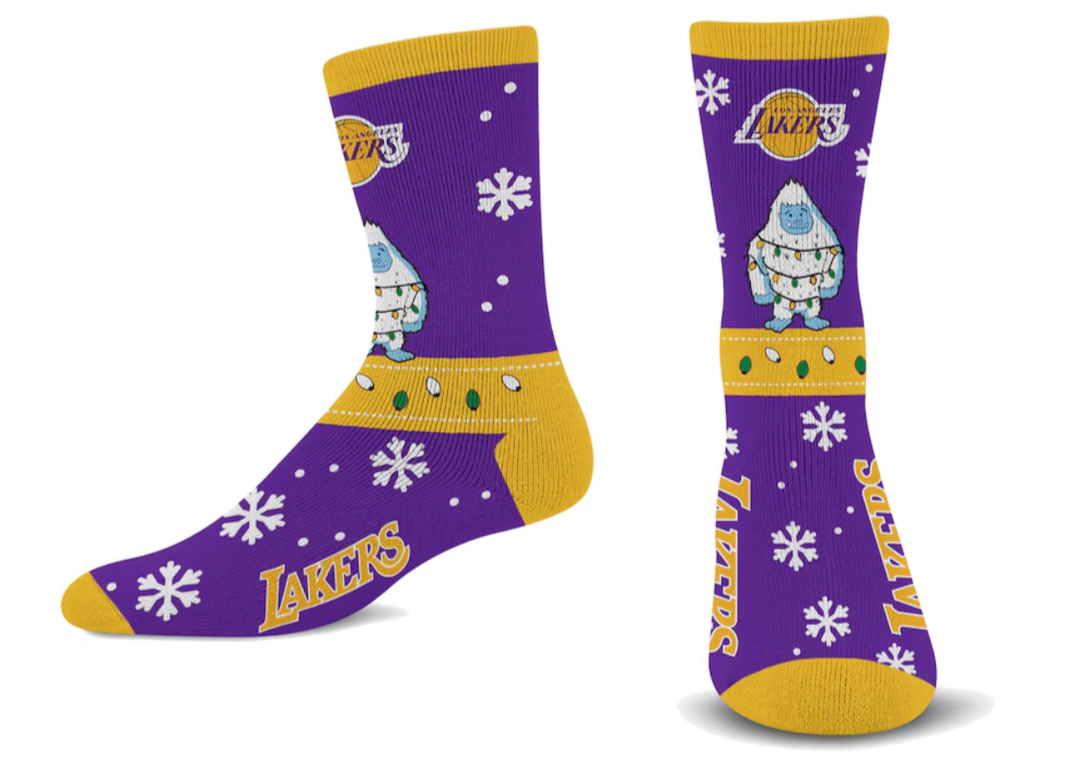 Lakers Sweater Yeti Socks – Lakers Store