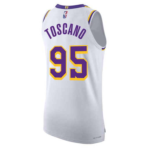 TOSCANO #95 Los Angeles Lakers Purple NBA Jersey - Kitsociety