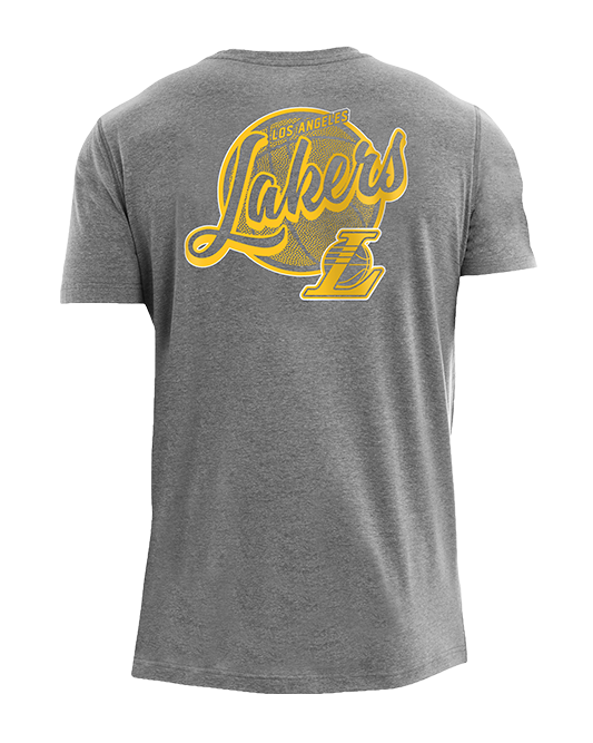 Dotted Front Back Los Angeles Lakers Tee - Lakers Store