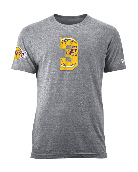 Number Fill Anthony Davis Los Angeles Lakers Tee - Lakers Store