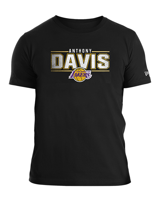 Distressed Name Anthony Davis Los Angeles Lakers Tee - Lakers Store