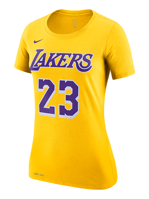 Icon LeBron James Women's Los Angeles Lakers Player Tee - Lakers Store