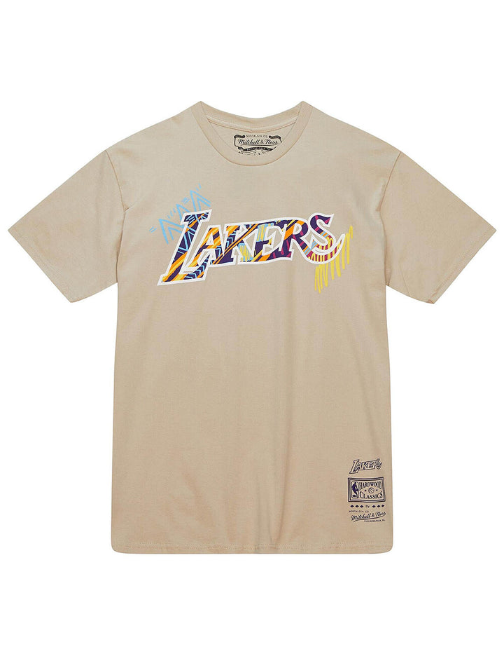 Lakers NBA Game Day Pattern SS Tee