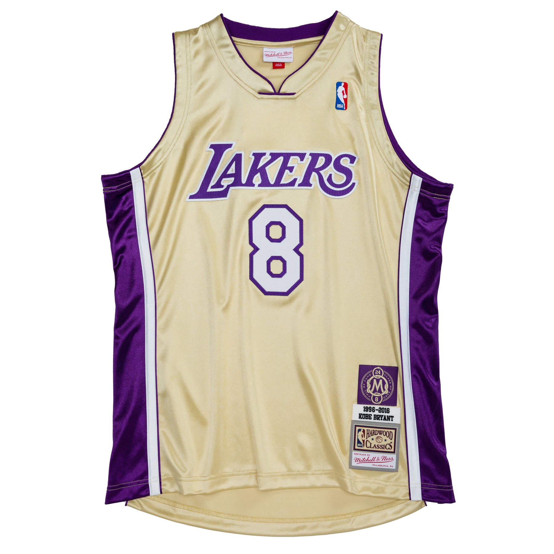 Mitchell & Ness Exclusive Los Angeles Lakers Kobe Bryant Hall of Fame #8 Authentic Jersey S