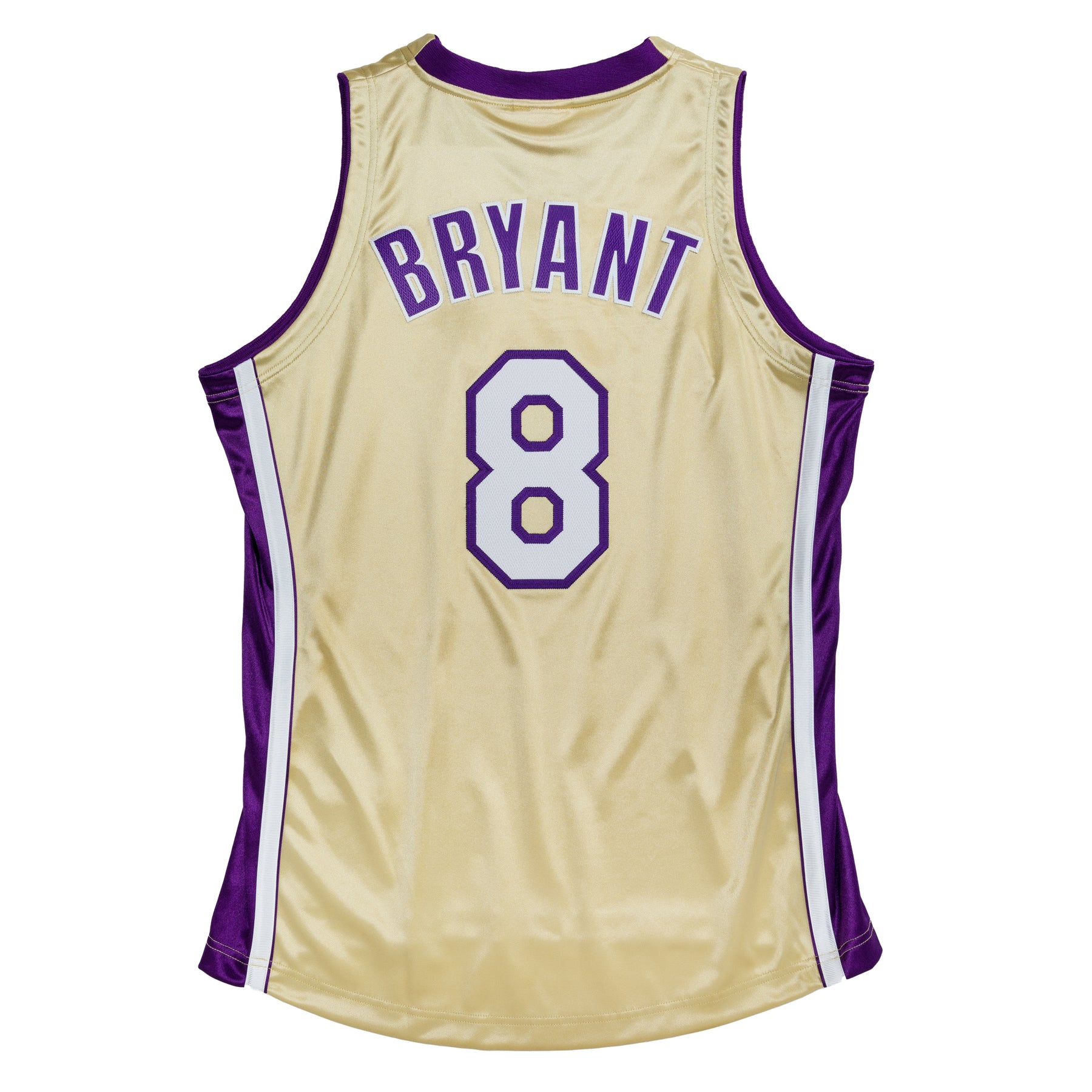 Kobe Bryant Los Angeles Lakers White Gold & Black Gold Jersey