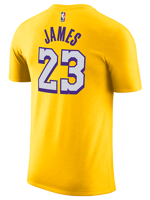 Los Angeles Lakers LeBron James City Edition Player Tee - Lakers Store