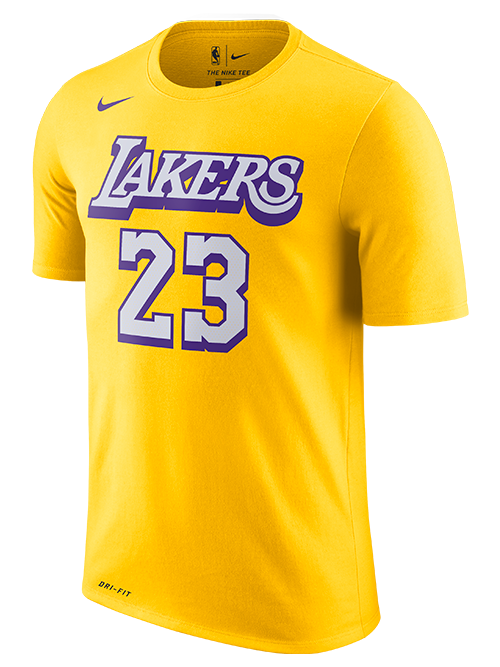 Los Angeles Lakers LeBron James City Edition Player Tee - Lakers Store
