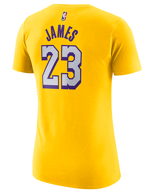 Women's Fanatics Branded LeBron James Gold Los Angeles Lakers