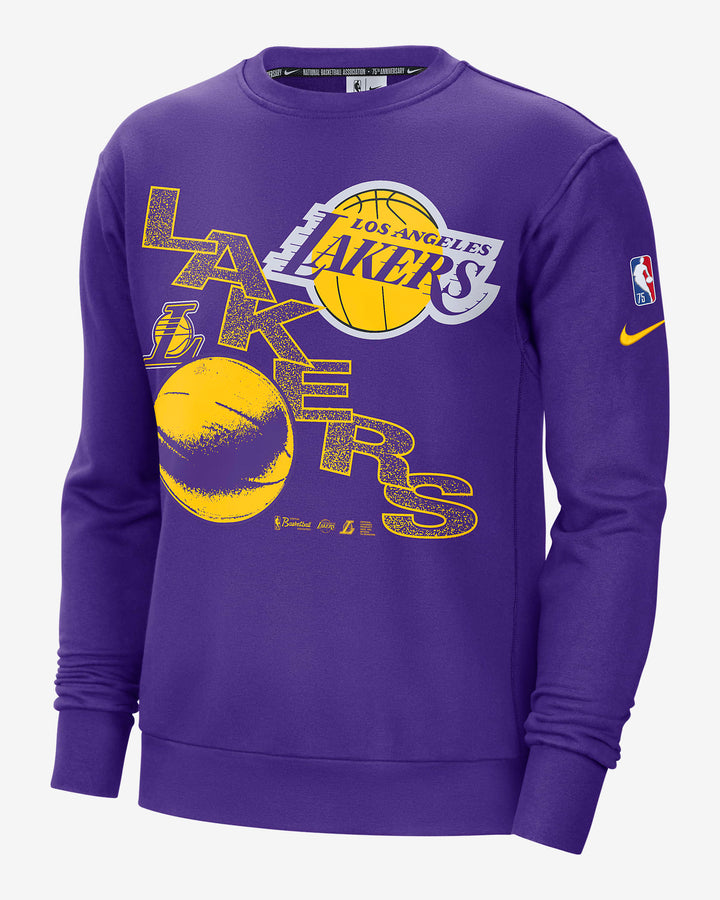 Los Angeles Lakers Courtside Fleece Pullover