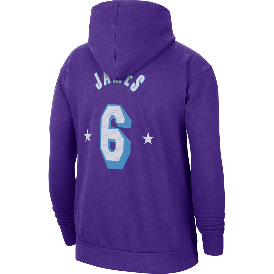 Moments Mixtape City Edition LeBron James Los Angeles Lakers Essential Fleece Player Hoodie