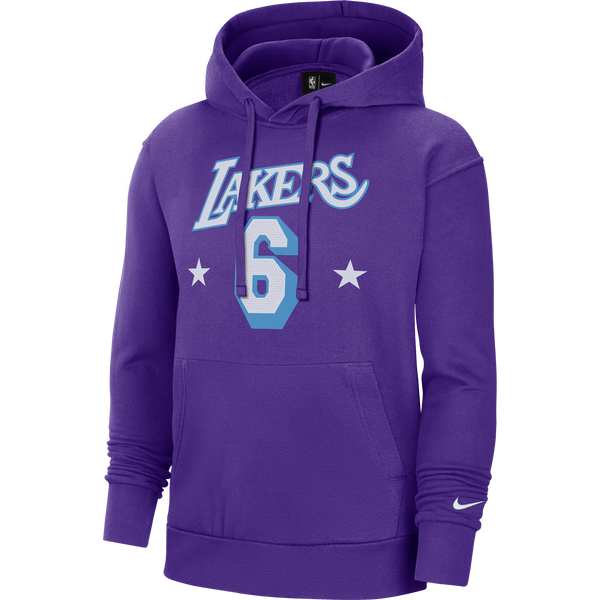 Moments Mixtape City Edition LeBron James Los Angeles Lakers Essential Fleece Player Hoodie