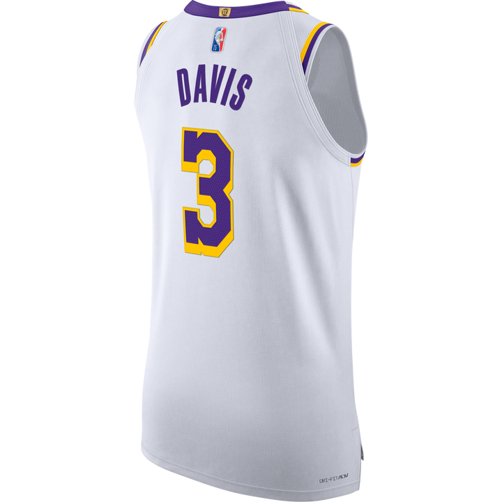Lakers Anthony Davis 75th Anniversary Authentic Association Jersey